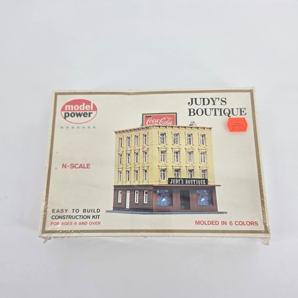Vintage Model Power N Scale Judys Boutique 1531 Building Kit Coca Cola Sealed